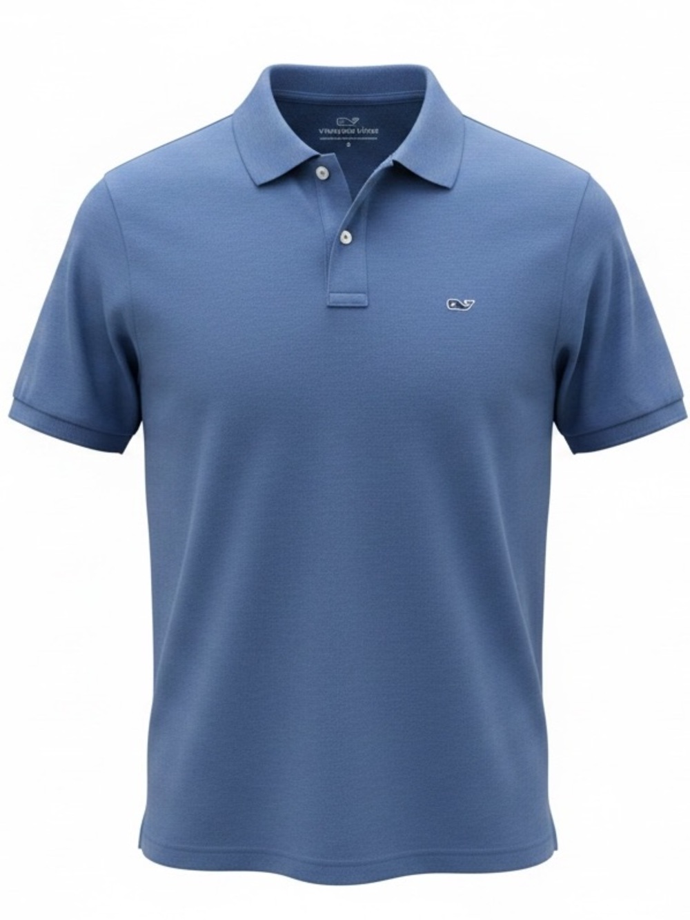 Vineyard Vines Dusty Blue Short Sleeve Polo Shirt Size Large